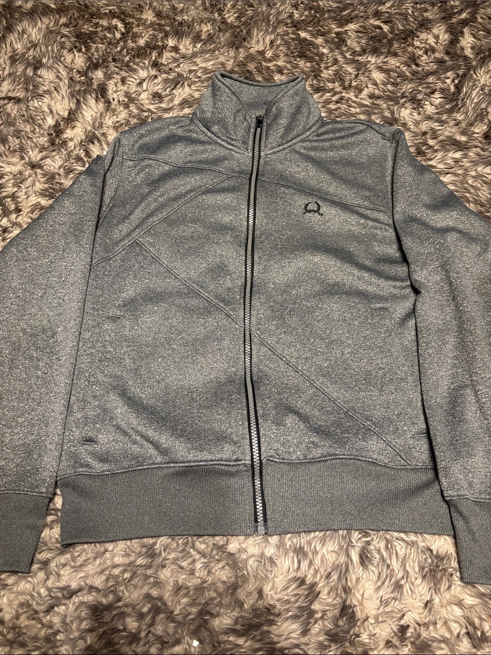 Cinch Men's Heather Gray Lightweight Full-Zip Jacket